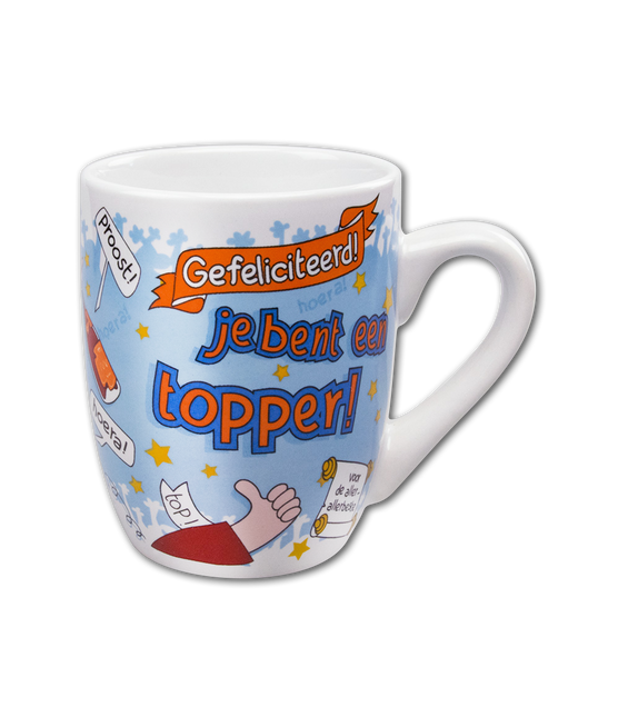 Mug Félicitations Topper 12cm