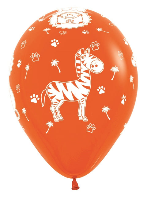 Ballons Jungle Animals Mix 30cm 25pcs