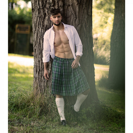 Kilt écossais vert