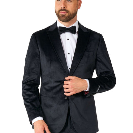 Velours noir Tuxedo Hommes OppoSuits