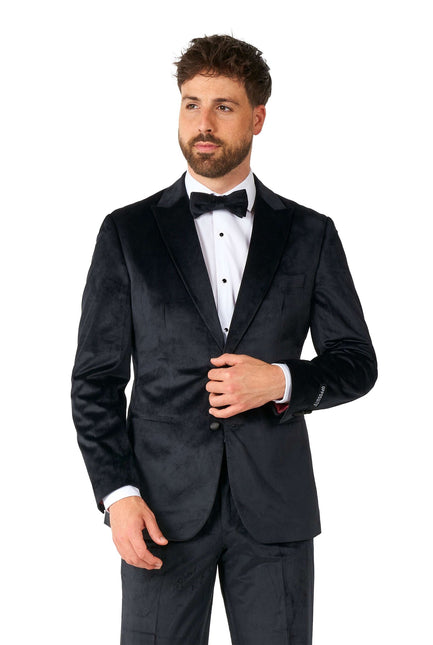 Velours noir Tuxedo Hommes OppoSuits