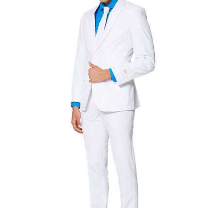 Hommes en costume blanc OppoSuits