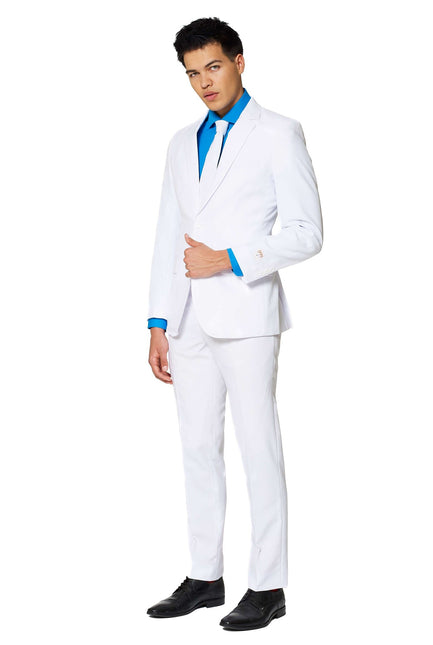 Hommes en costume blanc OppoSuits