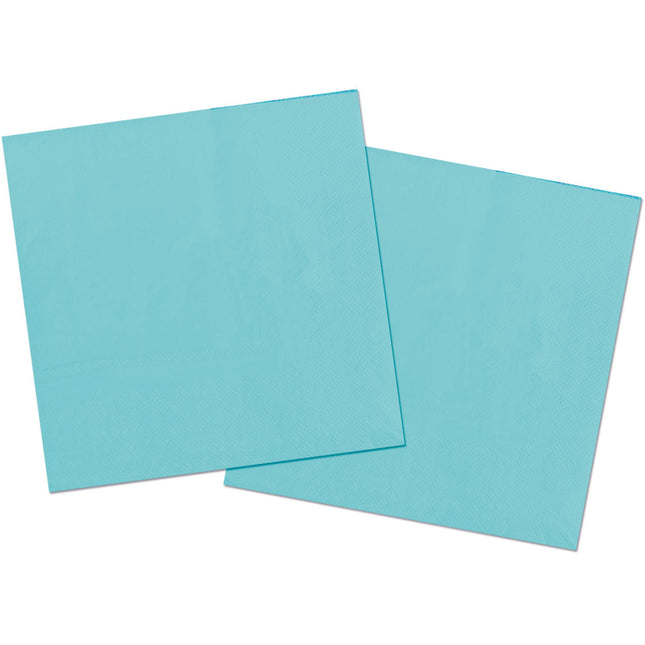 Serviettes de table bleu clair 33cm 20pcs
