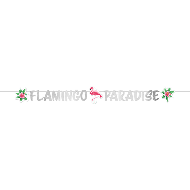 Guirlande de lettres Hawaii Flamingo 1.35m