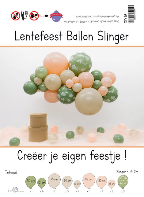 Kit de ballons de baudruche DIY Organic Spring Festival