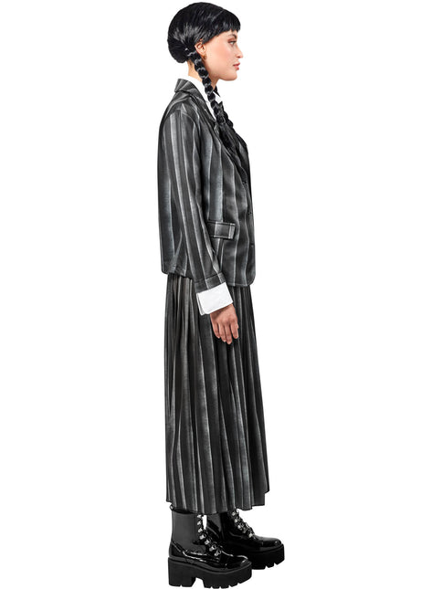 Costume d'Halloween Mercredi Uniforme Addams