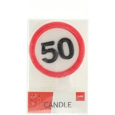 Panneau routier Candle 50 Years