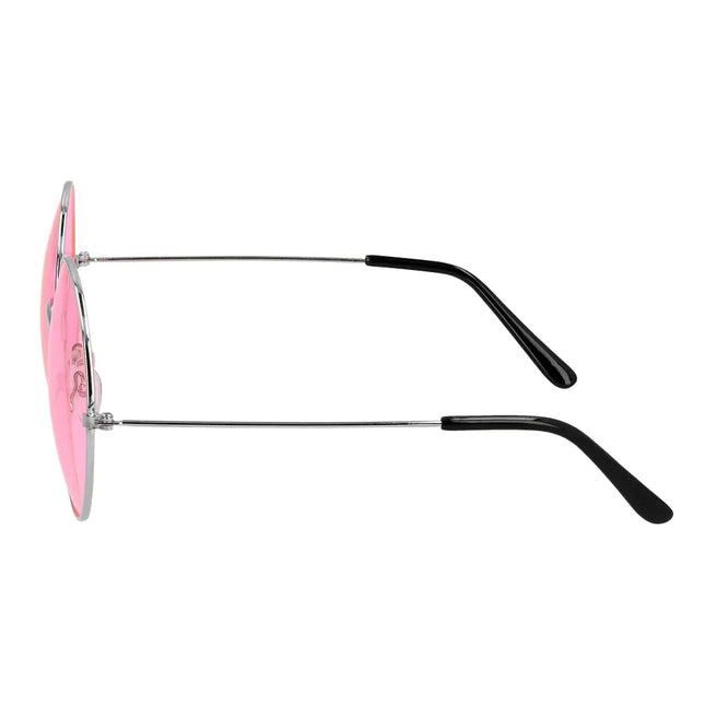 Lunettes hippies roses