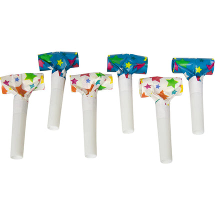 Languettes de rouleau colorées 24cm 6pcs