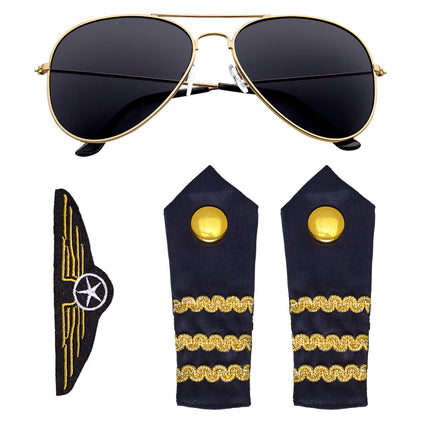 Ensemble de costumes de pilote 4 pièces