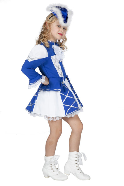 Costume de majorette fille bleue