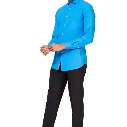 Chemise bleue Hommes <tc>OppoSuits</tc>