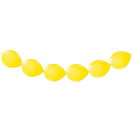 Ballons de baudruche jaunes 3m 8pcs