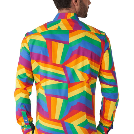 Chemise ZIG Zag Rainbow Hommes OppoSuits