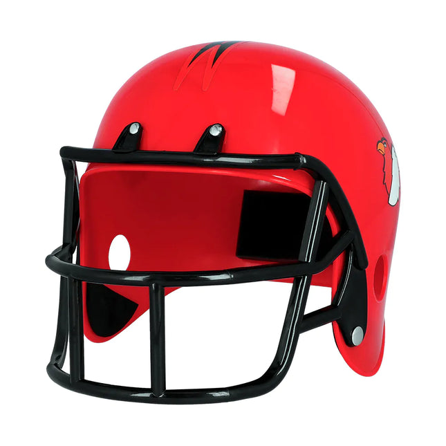 Casque de football américain rouge