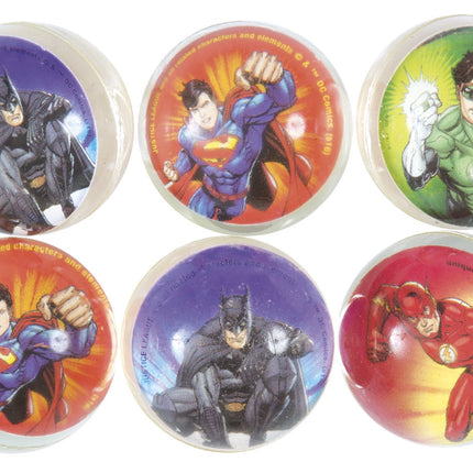 Justice League Balles rebondissantes 3cm 6pcs