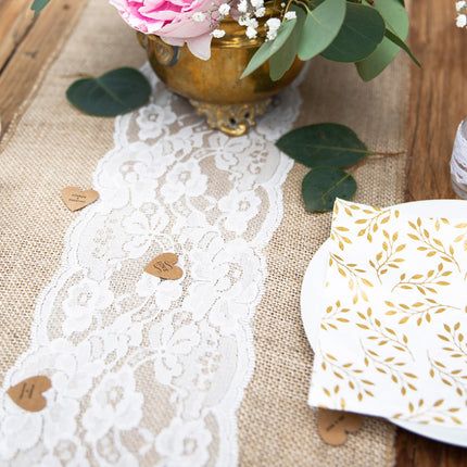 Chemin de table Jute Lace 2.75m