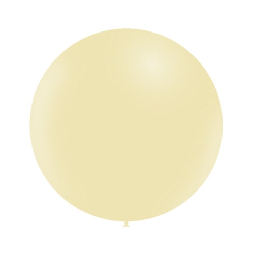 Ballon géant jaune Pastel 60cm