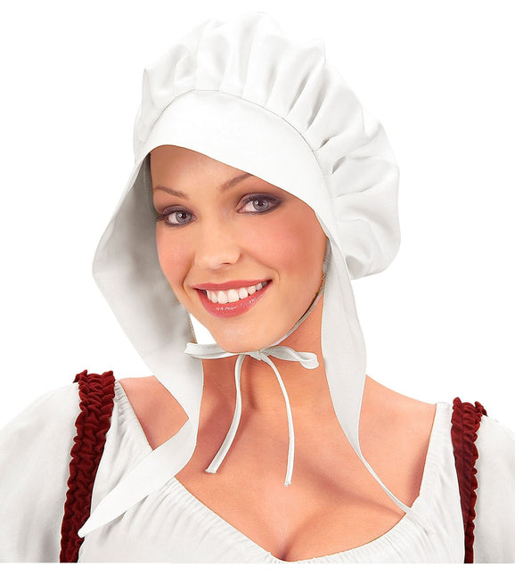 Bonnet paysan blanc