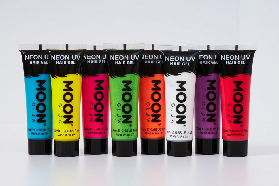 Moon Glow Neon UV Hair Gel Intense Pink 20ml