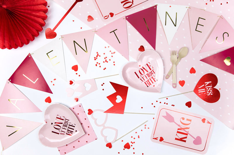 Confetti Hearts Rouge 25mm