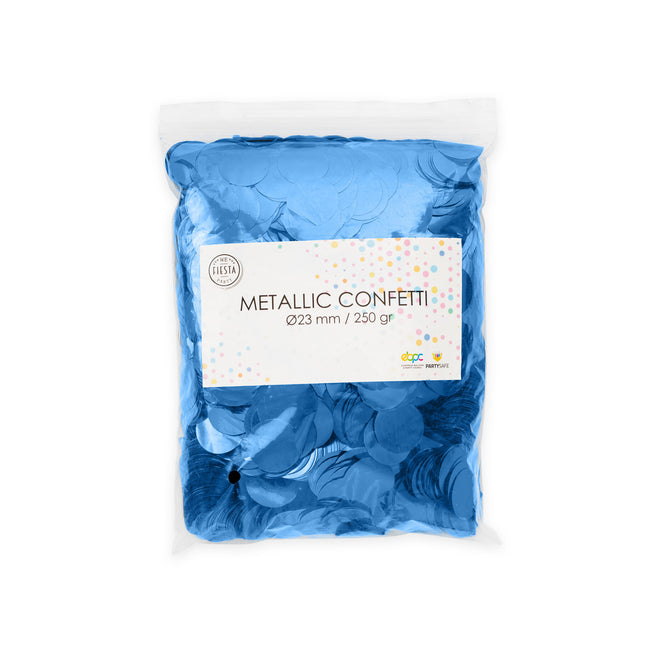 Confetti bleu métallisé 250gr