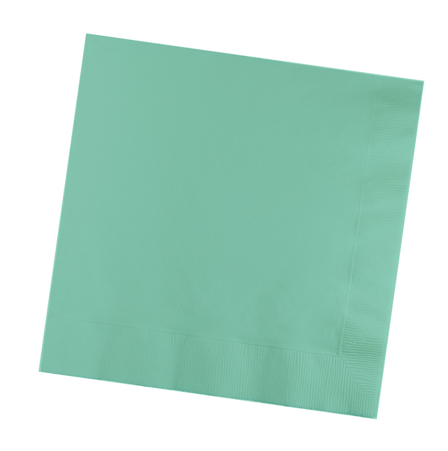 Serviettes de table vert menthe 41cm 24pcs