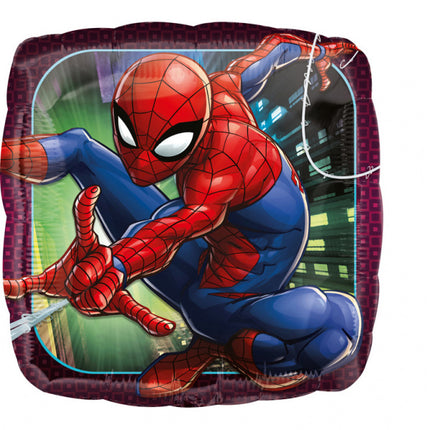 Spiderman Helium Balloon Square 43cm Empty