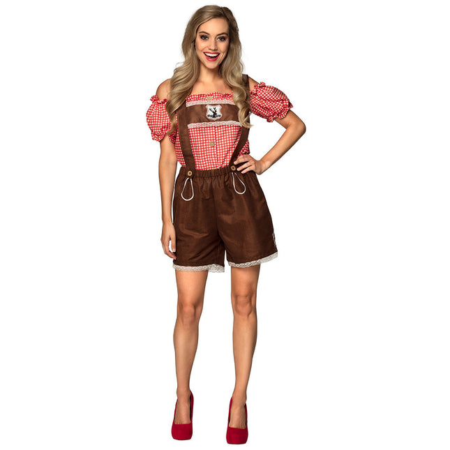 Lederhosen pour femmes avec chemisier