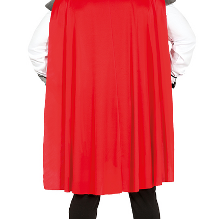 Costume de chevalier Cape rouge