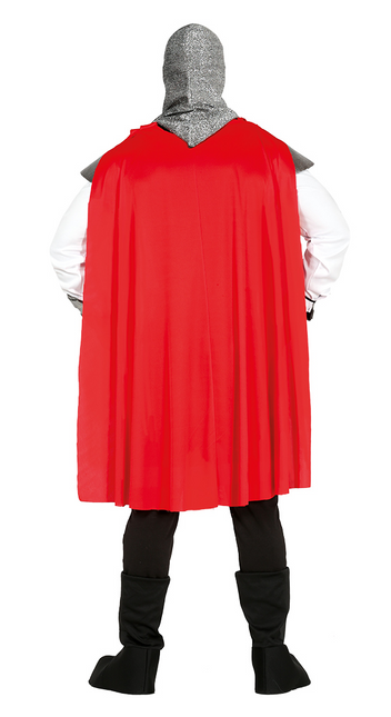 Costume de chevalier Cape rouge