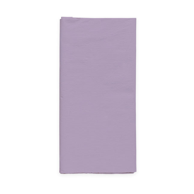 Nappe en papier lilas 1.8m