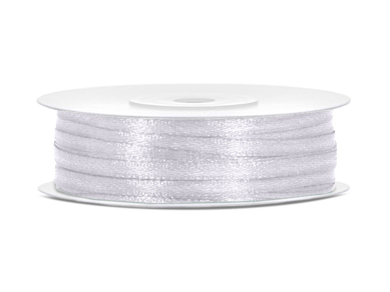 Ruban de satin blanc 3mm 50m