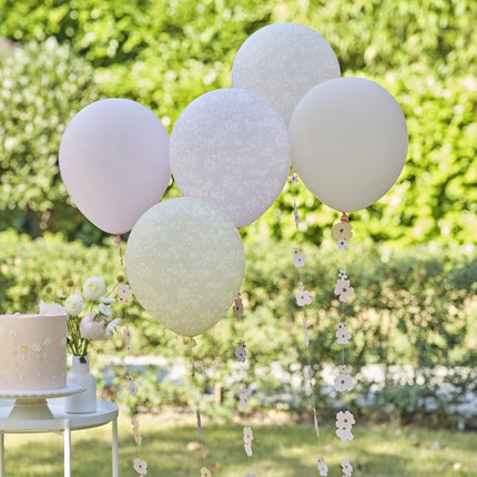 Jeu de ballons de fleurs 10 pièces