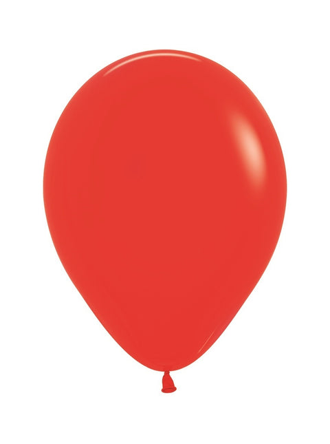 Ballons de baudruche rouges 25cm 100pcs