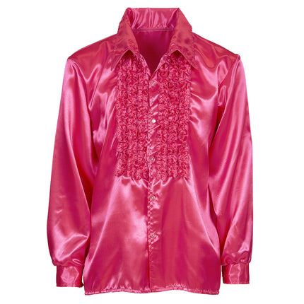 Chemisier Disco 70S Rose Hommes