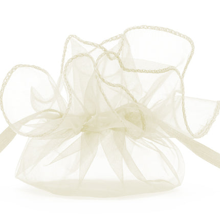 Sacs Organza Crème 25cm 10pcs.