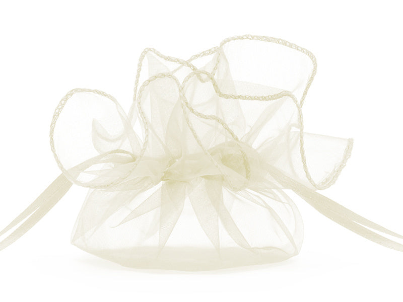 Sacs Organza Crème 25cm 10pcs.