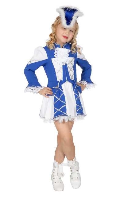 Costume de majorette fille bleue