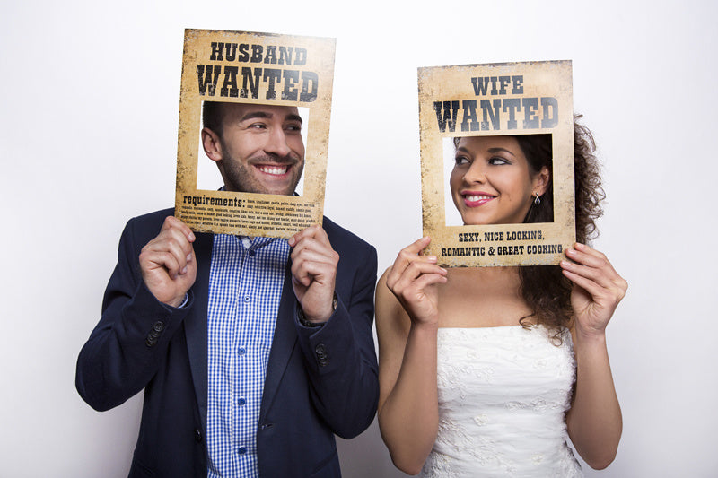 Cadre Photobooth Wanted 2pcs