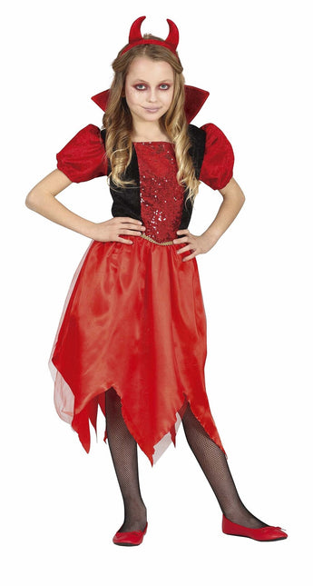 Costume d'Halloween Diable Fille