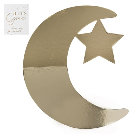 Décoration de table Ramadan Assiette à grignoter 44cm