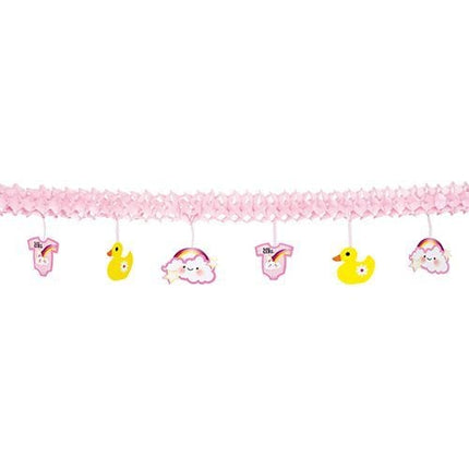 Guirlande de naissance Pendentifs pour bébé fille 4m