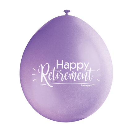 Ballons Bonne Retraite 28cm 10pcs