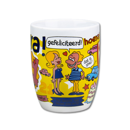 Mug 21 ans 12cm