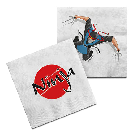 Serviettes Ninja 33cm