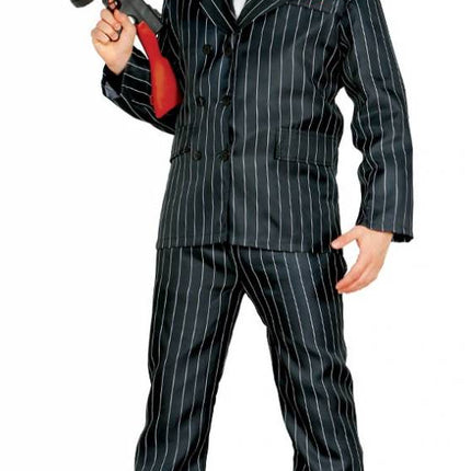 Costume de gangster Bleu foncé Hommes