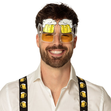 Lunettes de protection Oktoberfest Beer Goggles Yellow