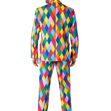 Costume de clown arc-en-ciel Hommes Suitmeister